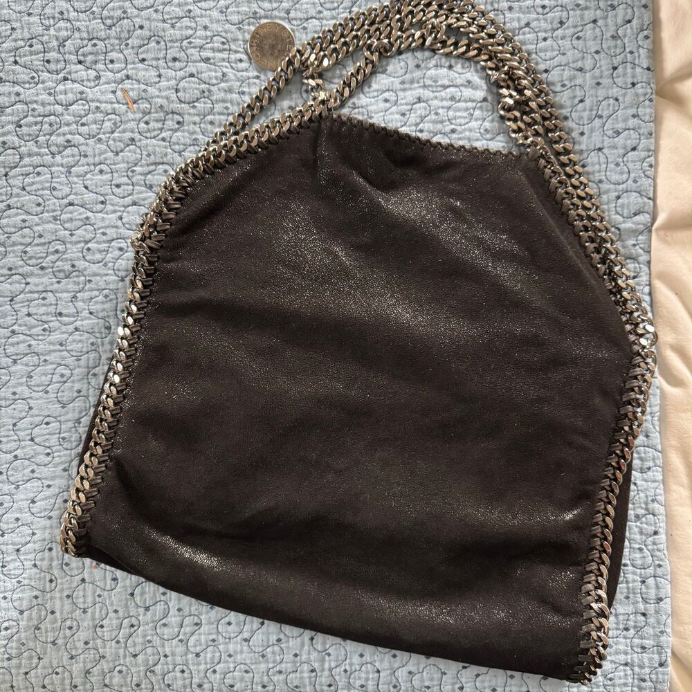 STELLA MCCARTNEY The Falabella Medium Brushed Shoulder Bag Foldover - Picture 3 of 15